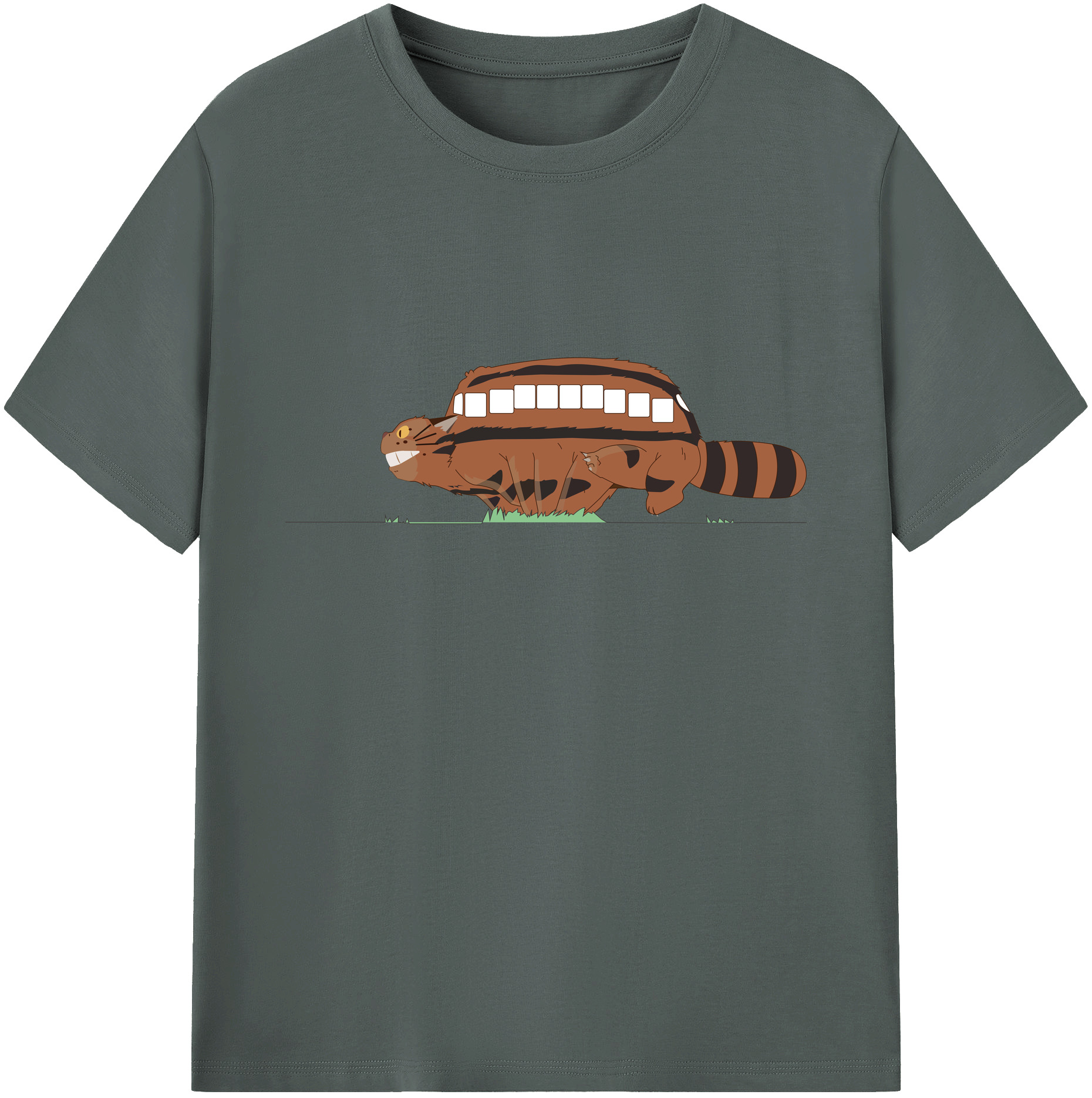 （画像用） となりのトトロ 草壁メイ 草壁サツキ My Neighbor Totoro Satsuki Kusakabe Mei Kusakabe 綿100％ メンズ半袖Tシャツ｜肌触りやわらか＆通気性